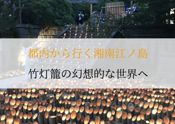 瀧ノ口の竹灯籠の画像